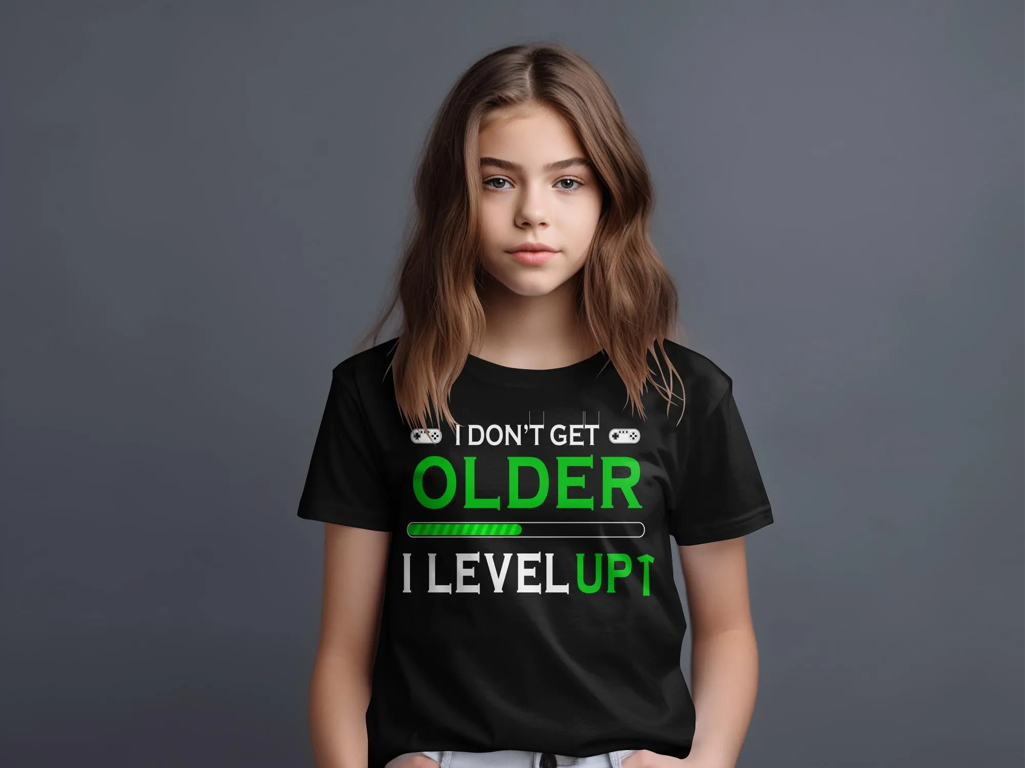 I Don't Get Older I Level Up Gaming T-Shirt