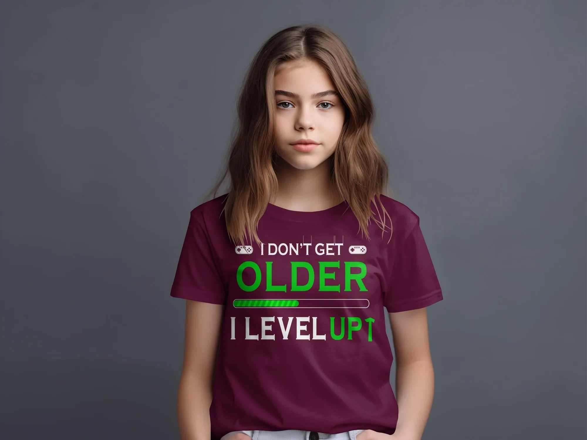 I Don't Get Older I Level Up Gaming T-Shirt