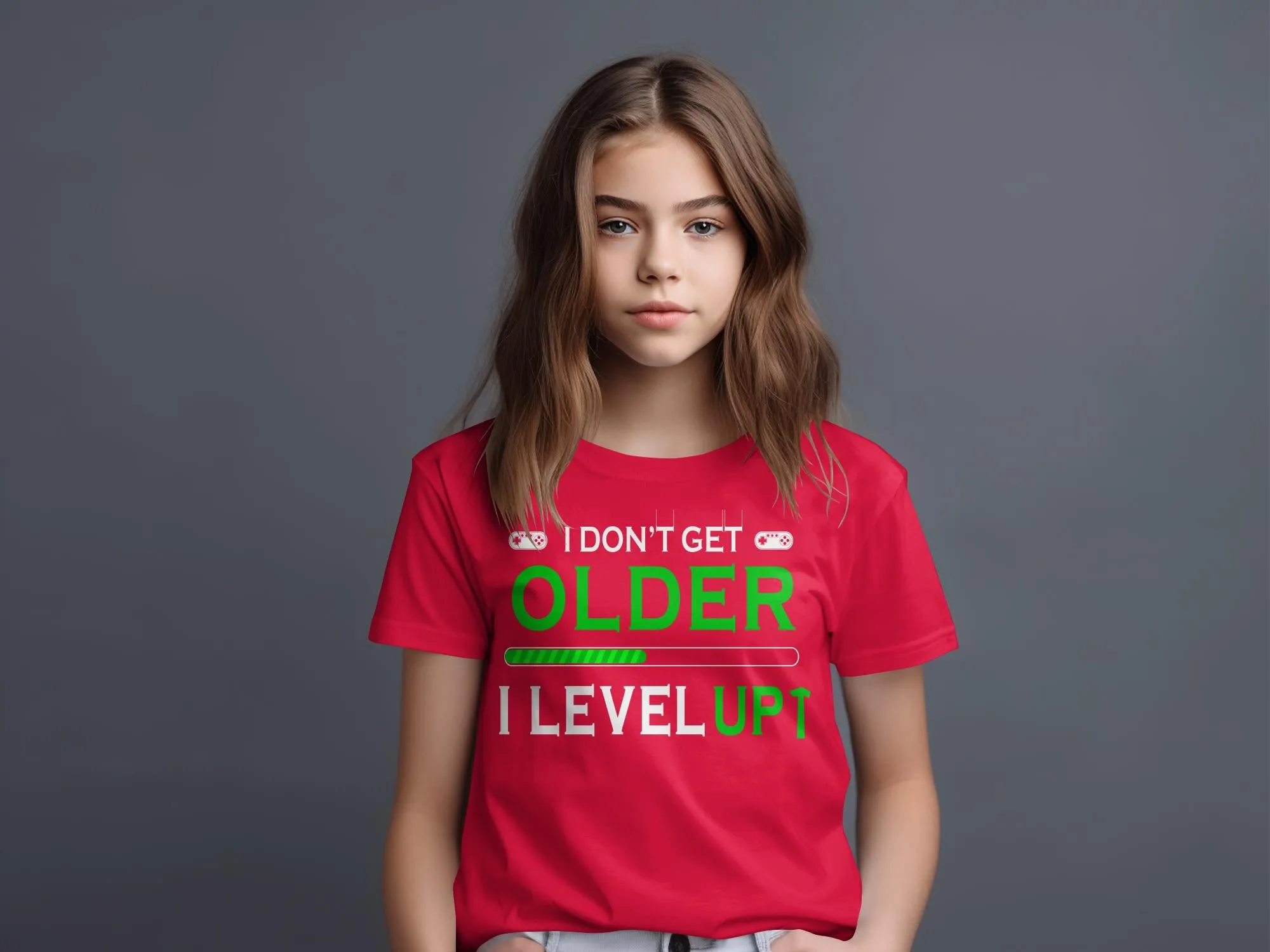 I Don't Get Older I Level Up Gaming T-Shirt