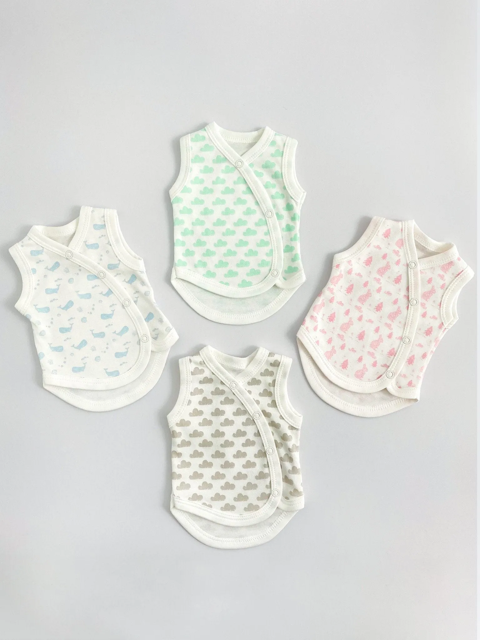 Incubator Vest, Bunny Meadow, Premium 100% Organic Cotton