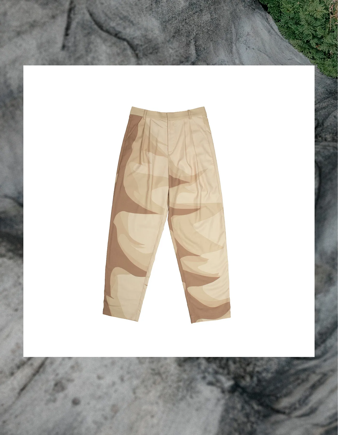 INF Classic Suit Trouser in 2D Khaki