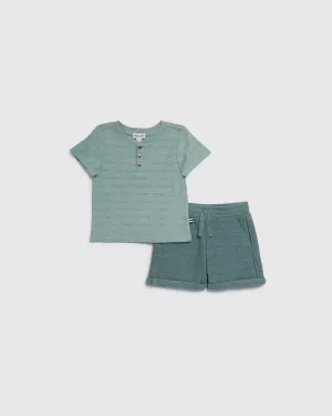 Infant Boys San Diego Stripe Short Set