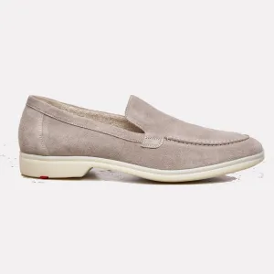 John Slip-on Loafer in Fine Suede / Smoke Embers