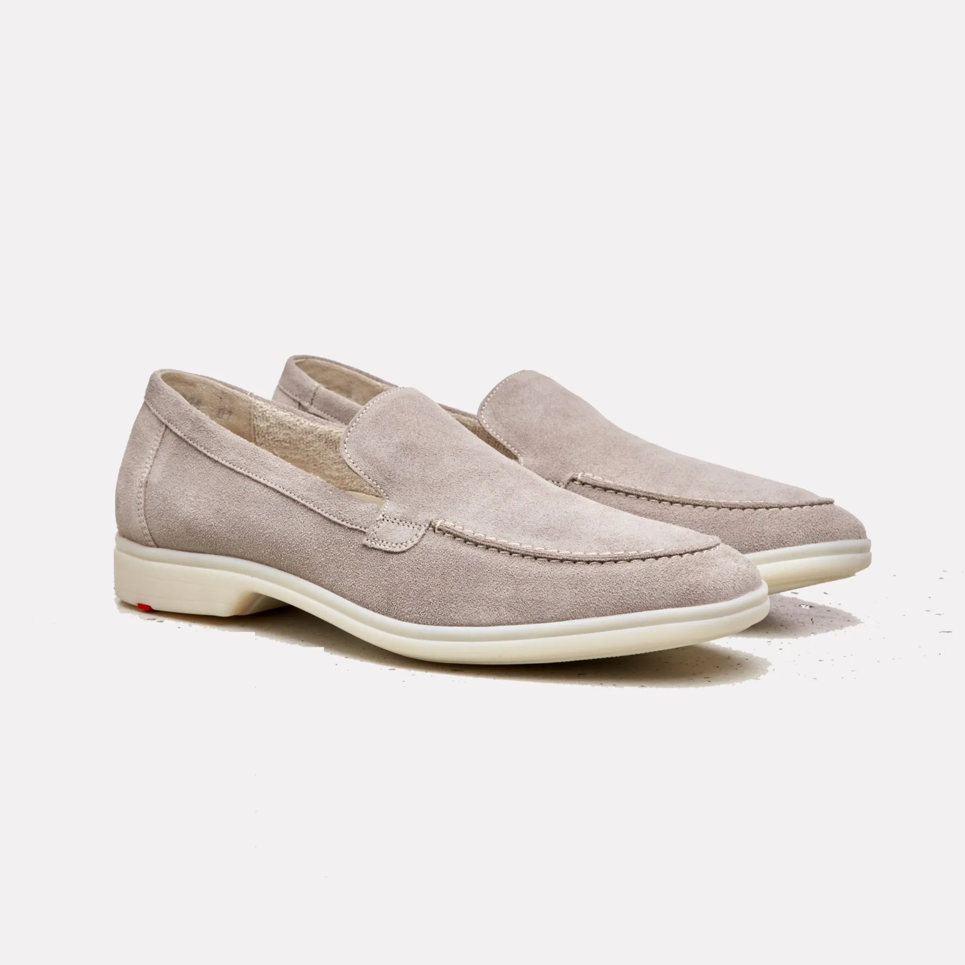 John Slip-on Loafer in Fine Suede / Smoke Embers