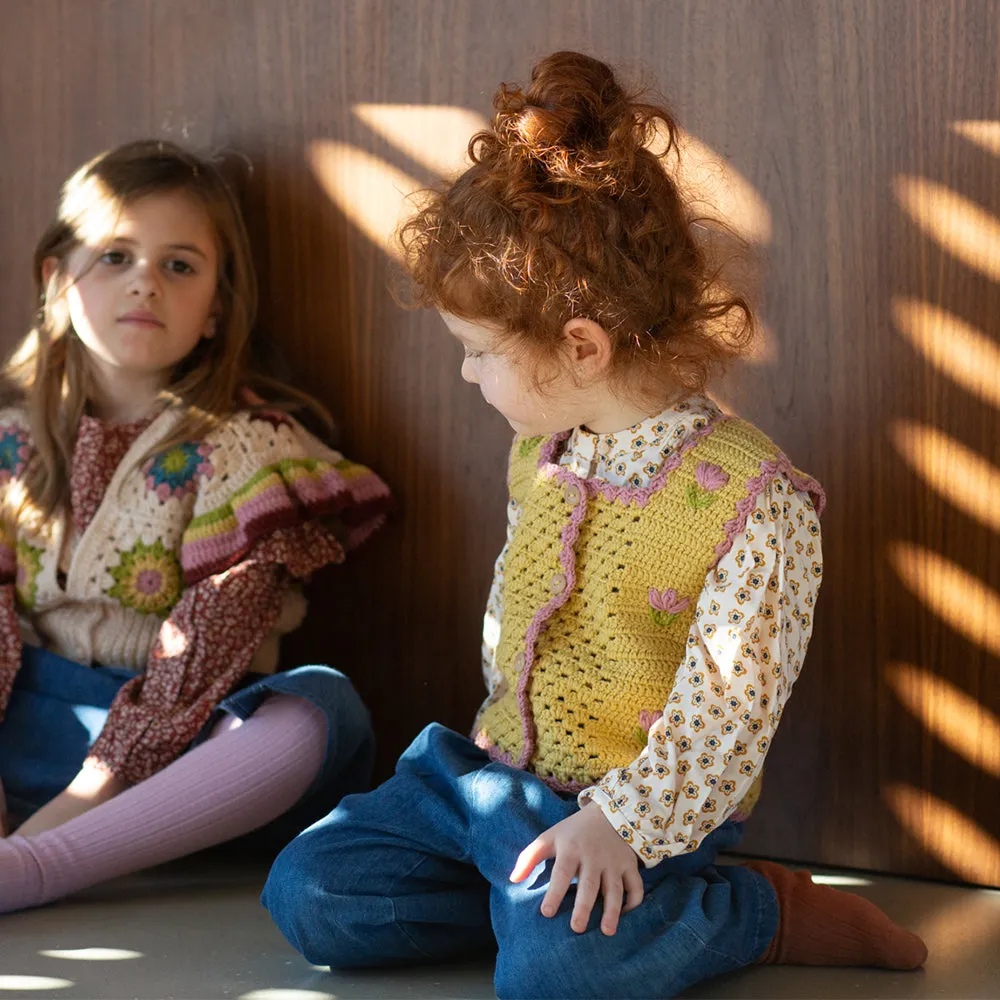 Kalinka Kids :: Albena Vest Sunbeam/Blush