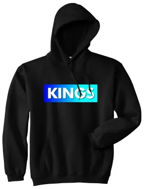 Kings Blue Gradient Boys Kids Pullover Hoodie Hoody