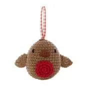 Knitted Robin Decoration