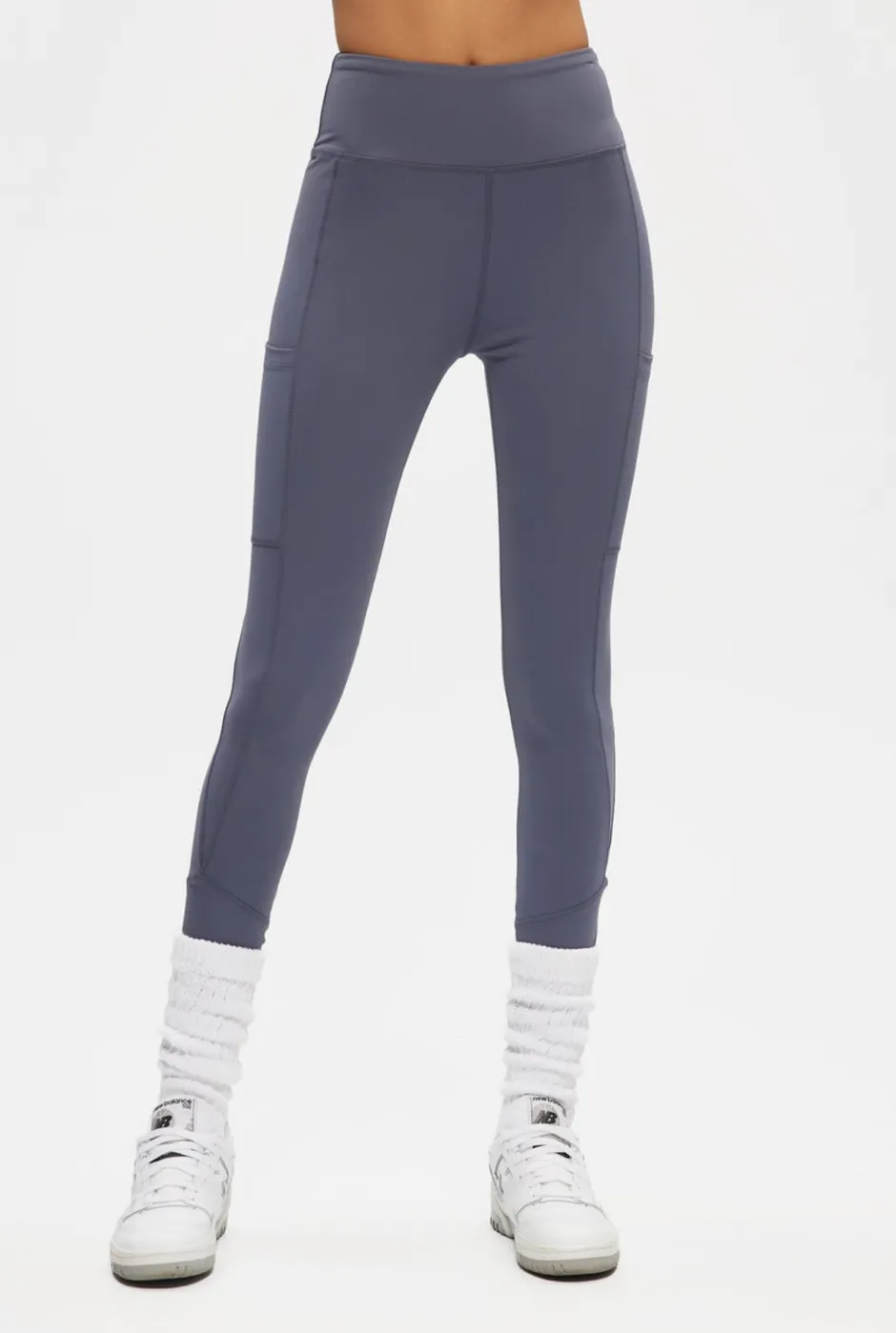 Kuwalla Tee Athletic Leggings - Steel Blue