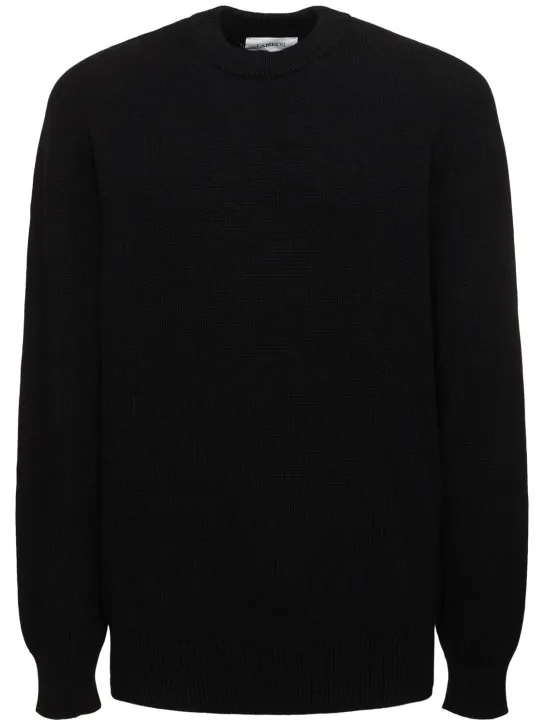 Laneus   Knitted crewneck sweater 