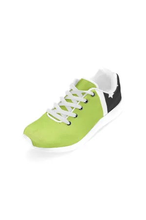 Lime & Black Stars Women’s Running Shoes (Model 020)