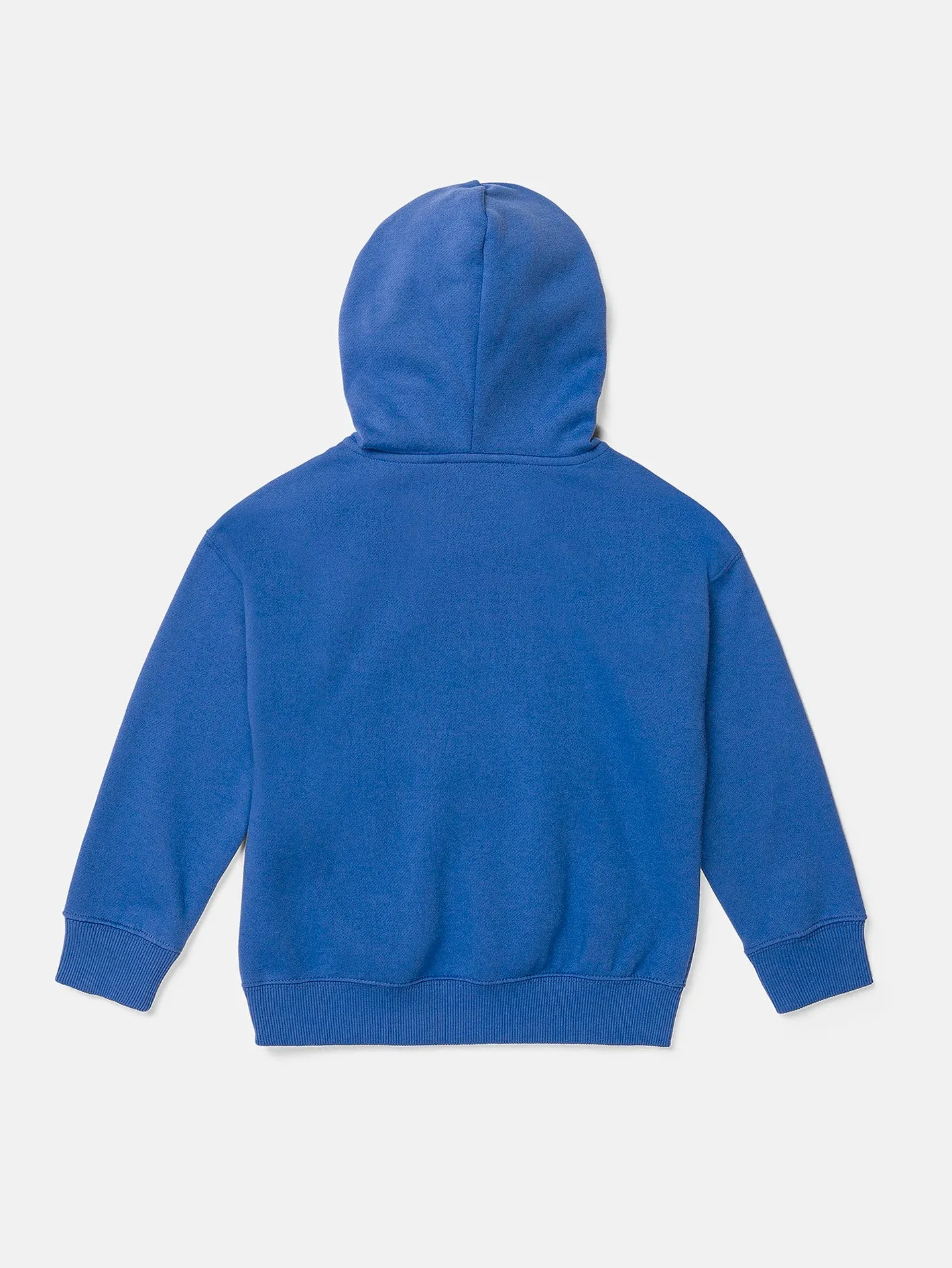 Little Boys Wobbled Hoodie - Patriot Blue