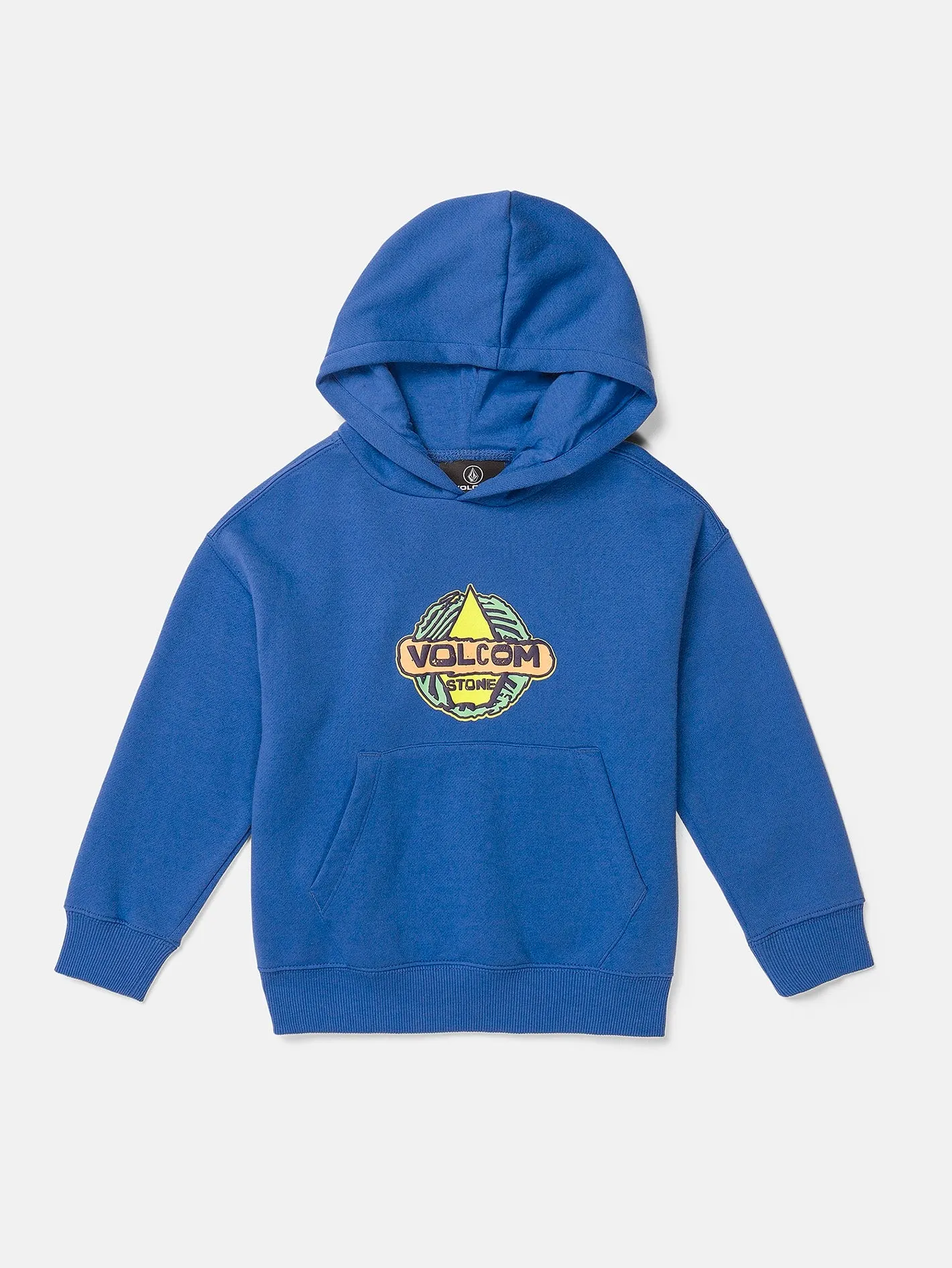 Little Boys Wobbled Hoodie - Patriot Blue