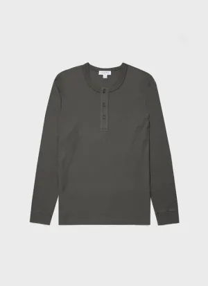 LS Waffle Henley Drill