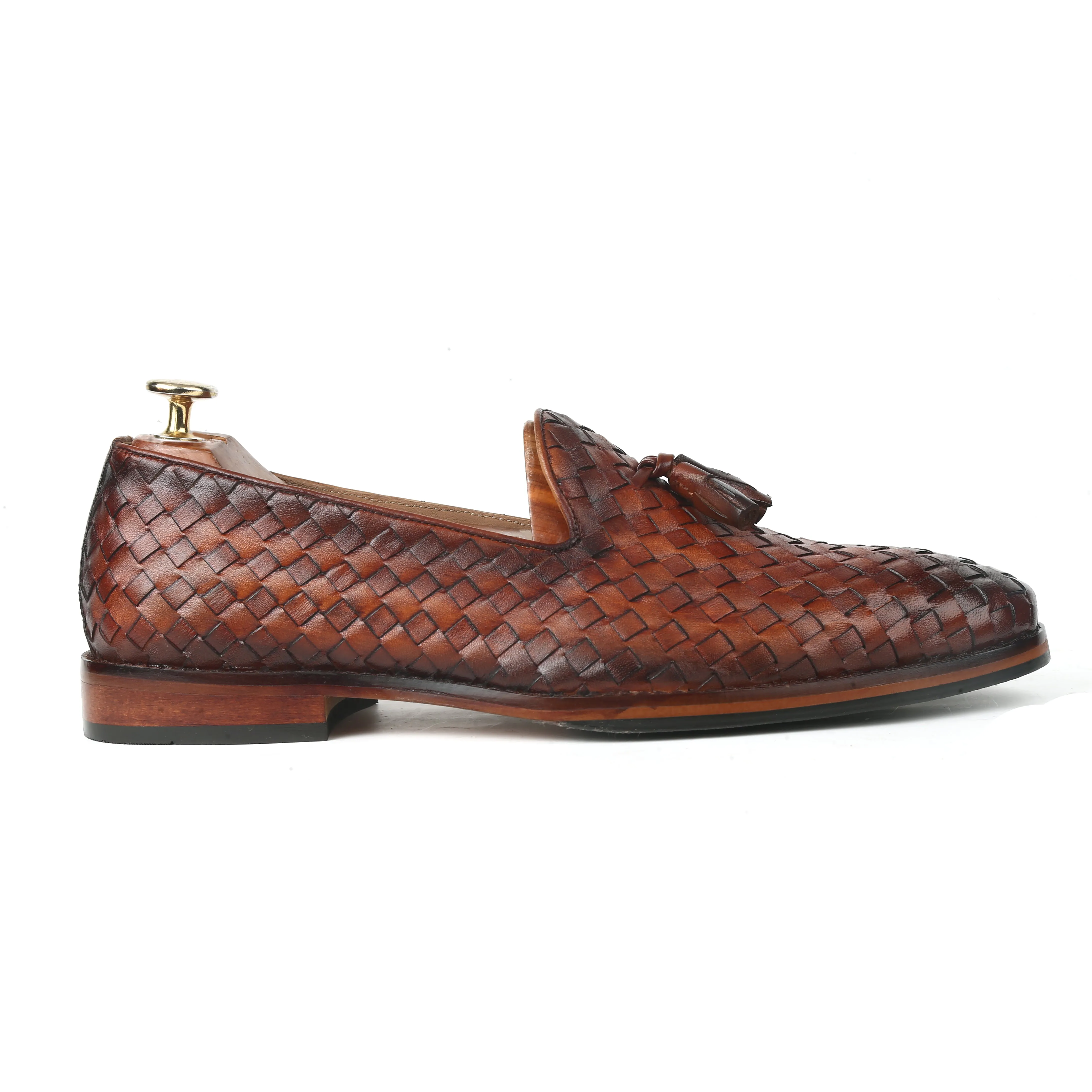 Lucas The Mesh Cognac Slip On