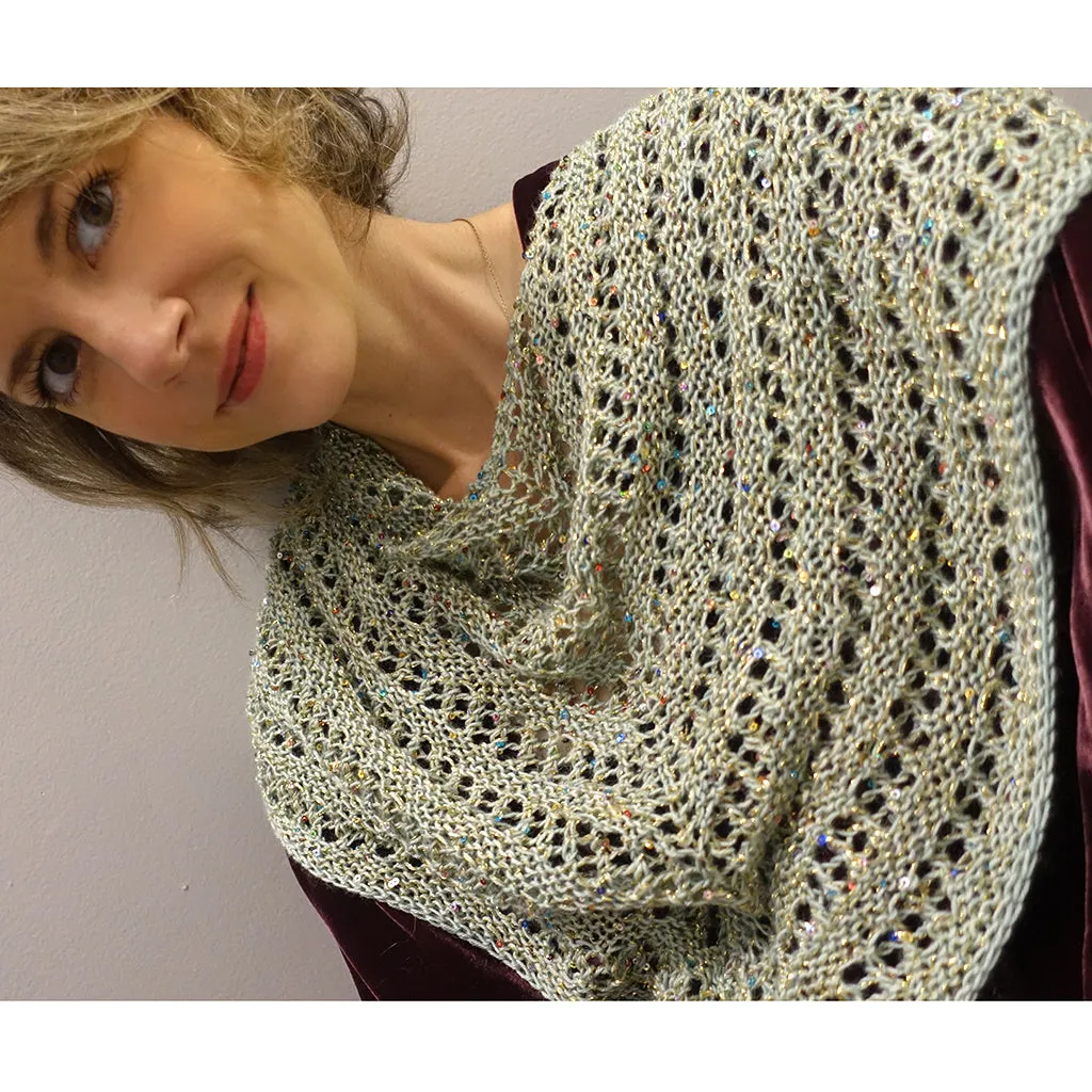 magpie darling shawl {knitting pattern}