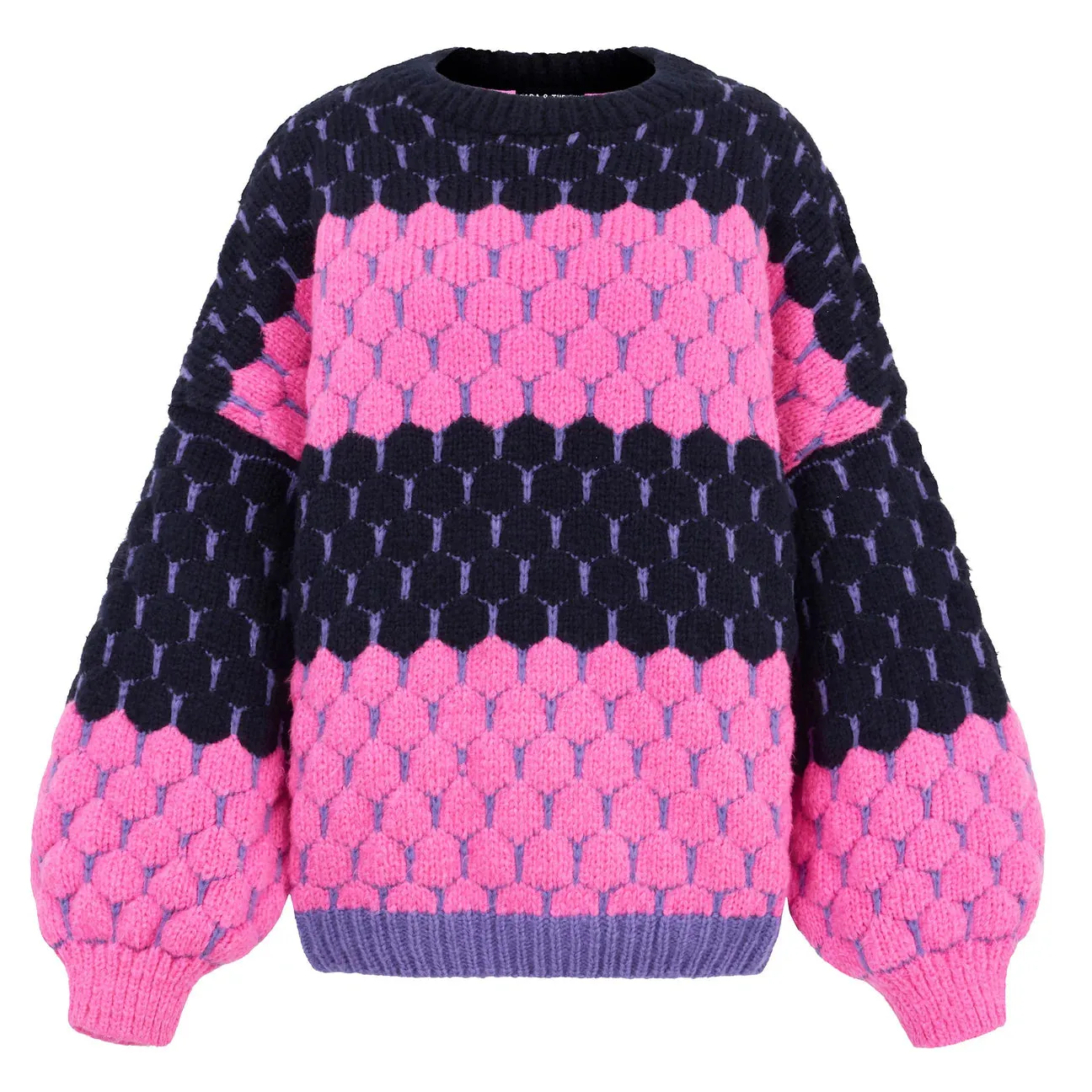 Marissa Jumper Navy and Pink