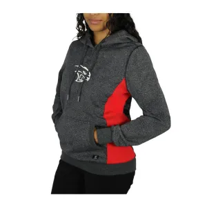 Marwin Sports Dodge Hellcat Pullover Women's Hoodie - Grey/Red