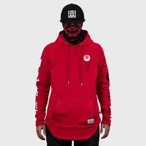 Master of Self Scoop Pullover Hoodie {Red}