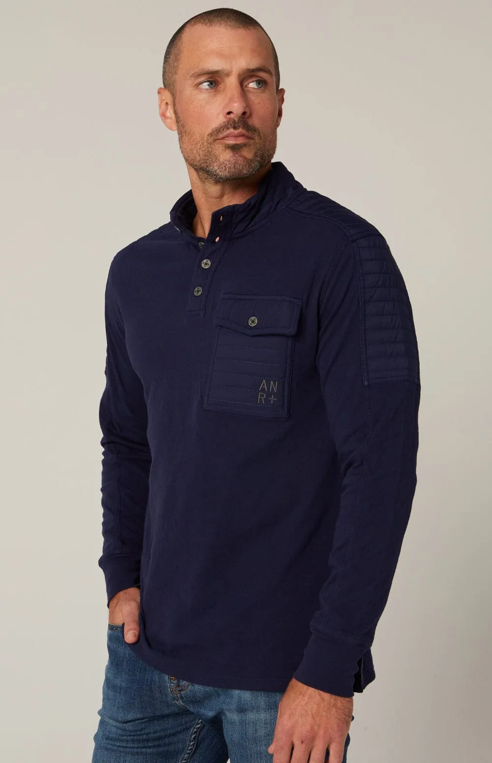 Mattias Men's Crew | Navy