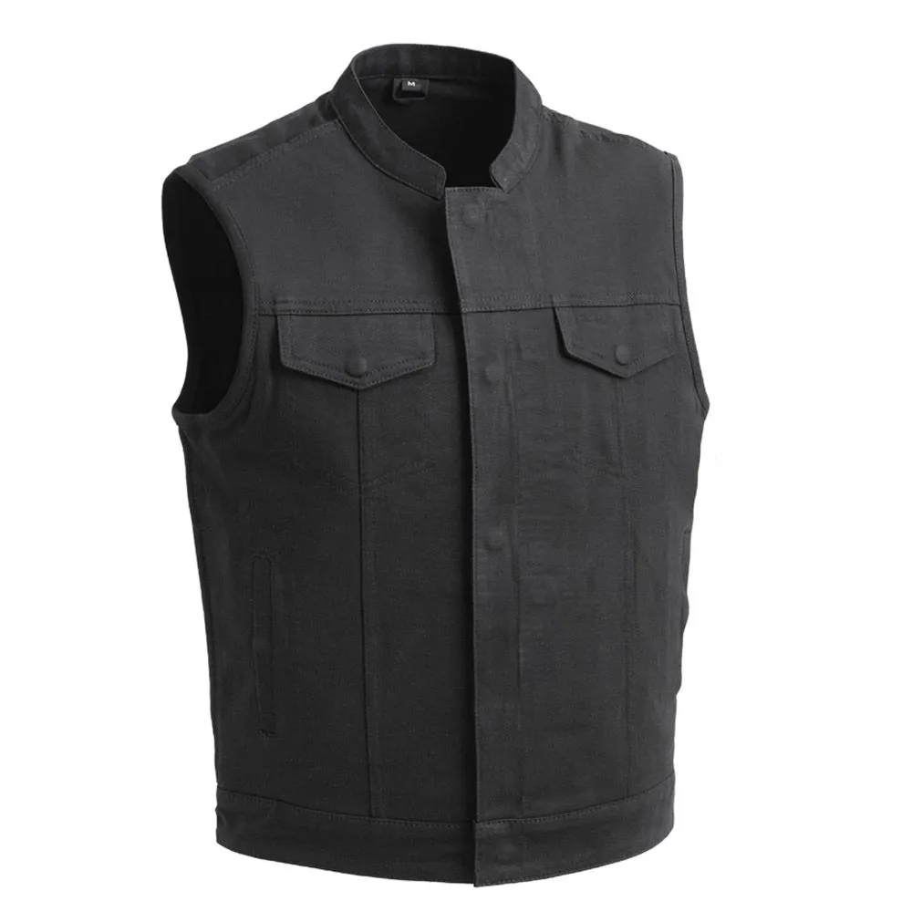 MEN'S MOTORCYCLE TWILL VEST