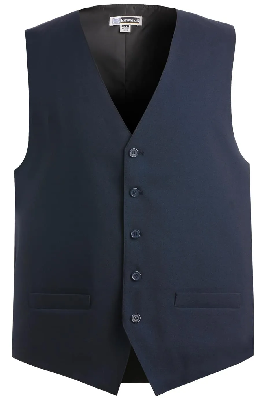 Men's Navy Essential Polyester Vest