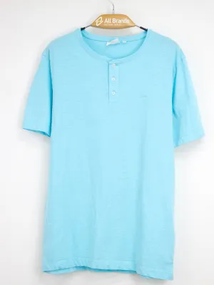 Men's Textured Shirt,Light Blue