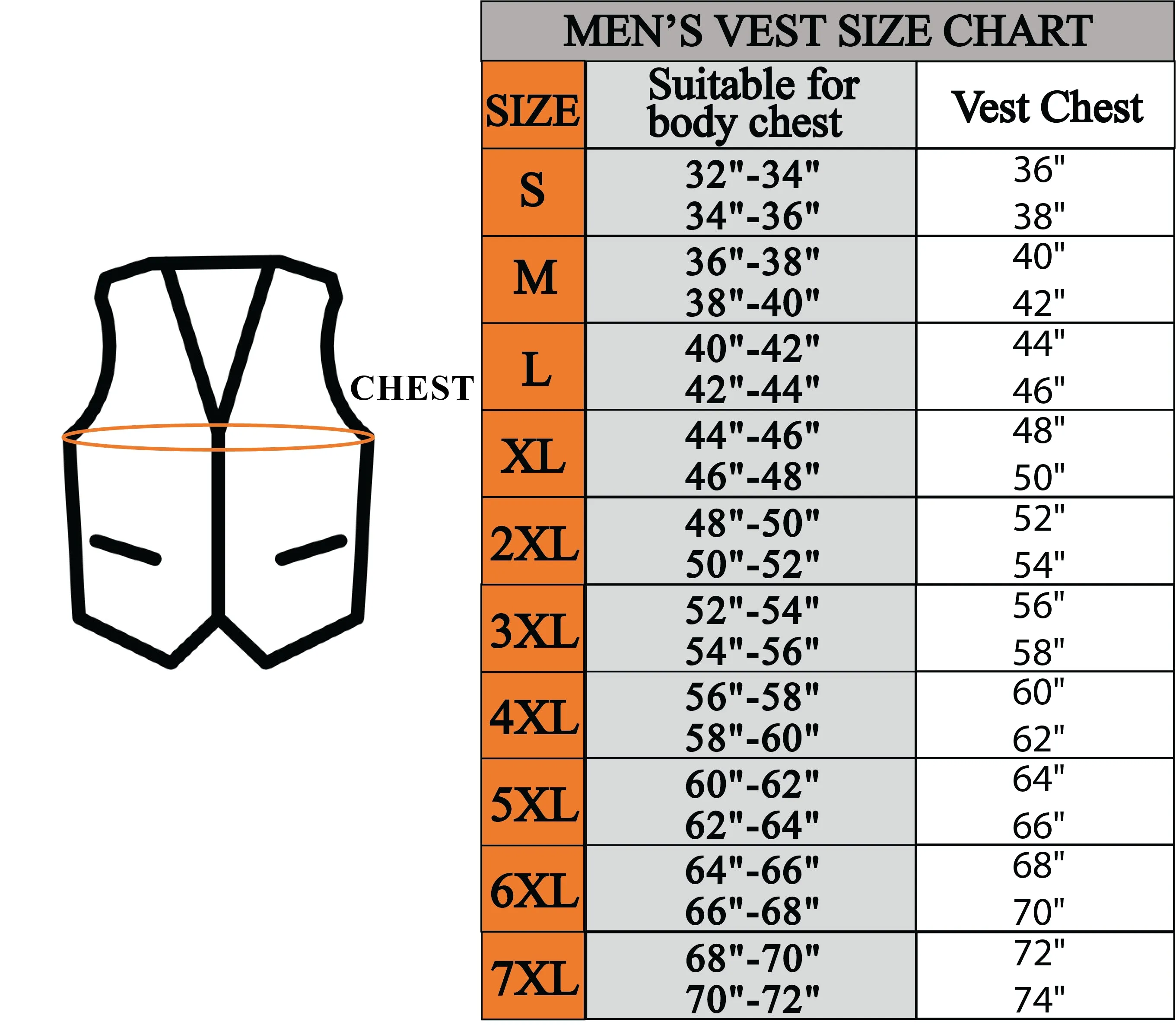 Mens Vest With Gun Pocket