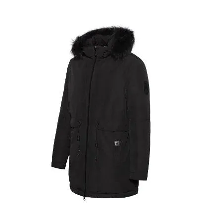 Men's Winter Soft Cotton Down Parka With Fur Collar