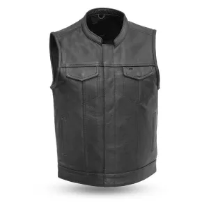 MKL - Busta Men's Motorcycle Leather Vest