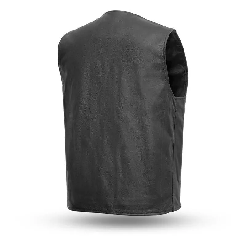 MKL - Silva Men's Motorcycle Leather Vest