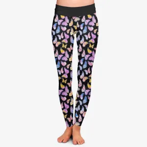 Multicolor butterfly leggings