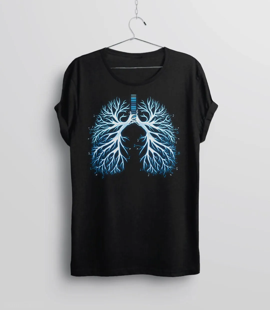 Music Graphic Tee for Women or Men