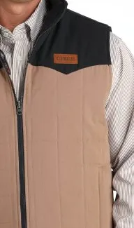 MWV1576004-Cinch Men's Reversible Vest- Khaki