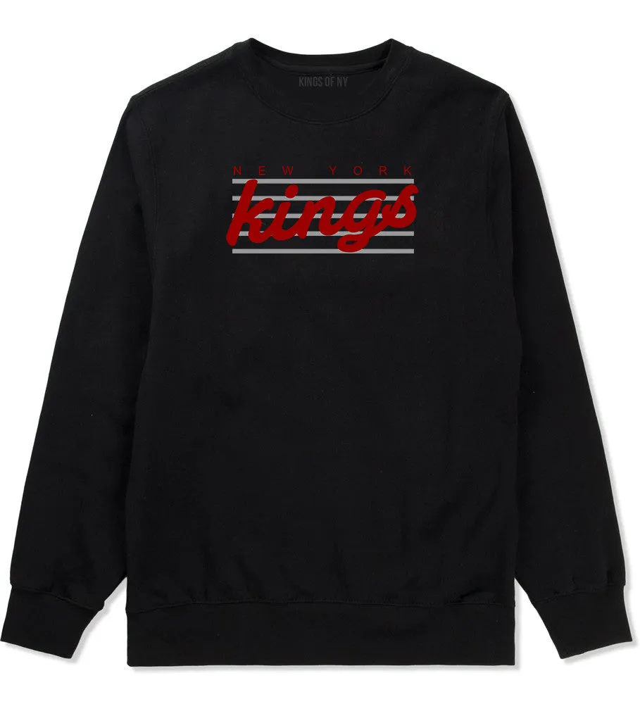 New York Kings Stripes Crewneck Sweatshirt