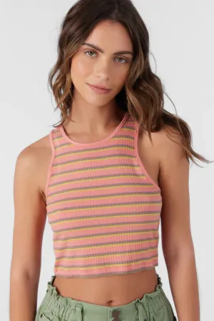 O'NEILL JESSE STRIPE CROP TANK