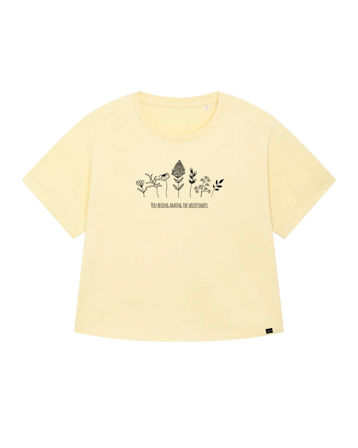 Organic Tee Oversized - Wildflower