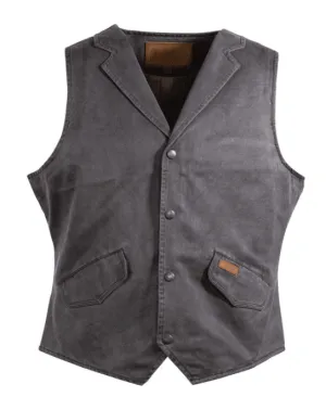 Outback Trading Company Men's Arkansas Charcoal Water Resistant Vest 2835-CHR