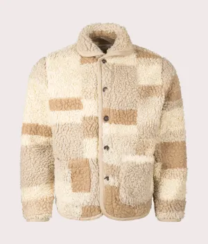 Patchwork Fleece Lancaster Jacket