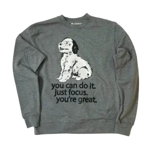 Pawsitive Dog Sweatshirt - Marshmallow Skies