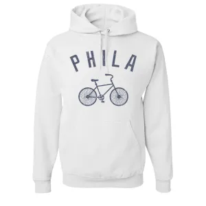 Phila Bicycle Pullover Hoodie | Philly Bicycle White Pull Over Hoodie