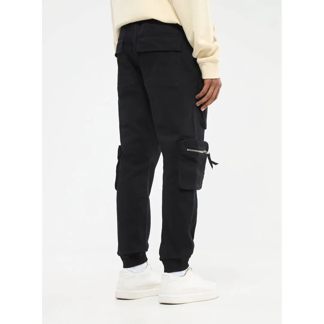 Plain Cargo Trousers