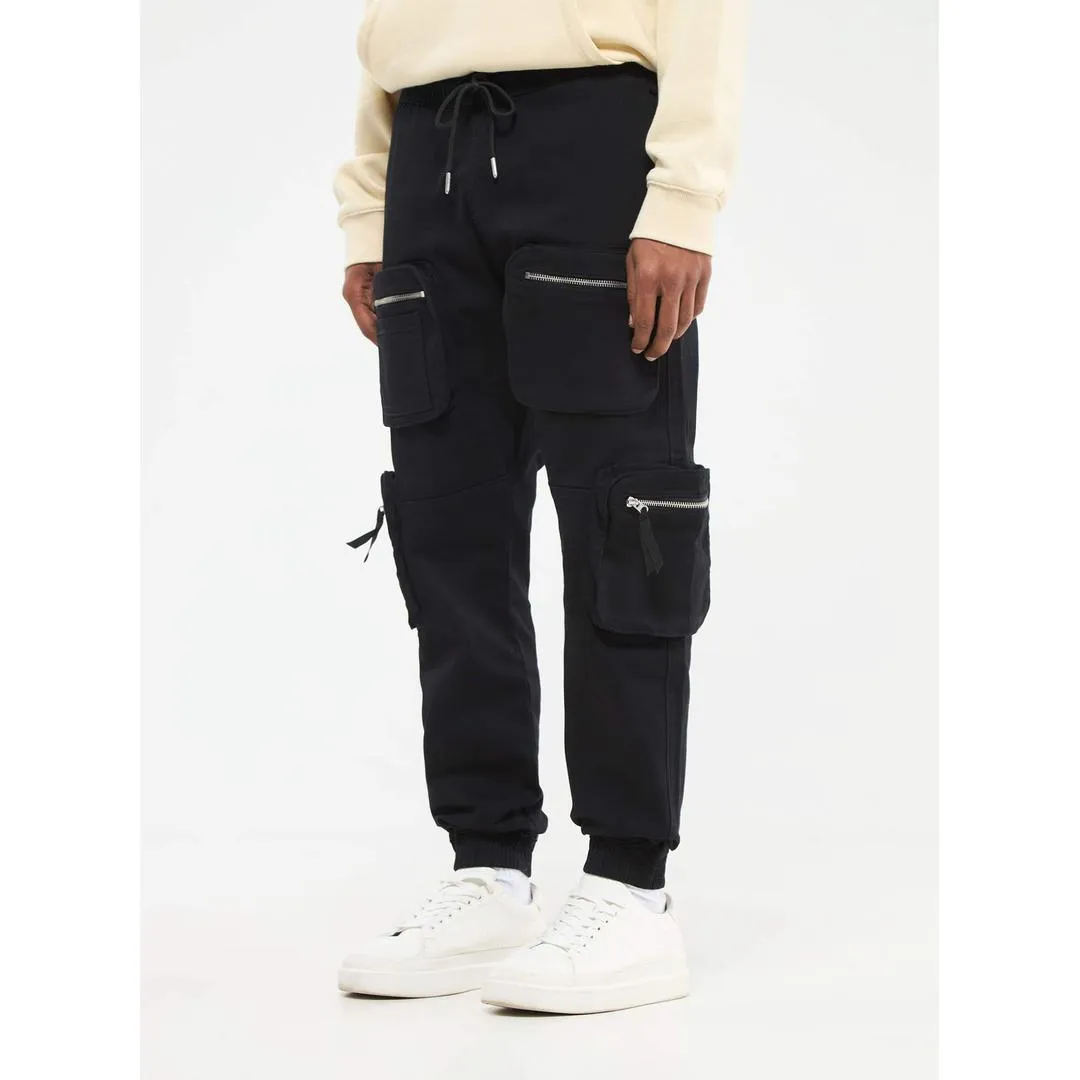 Plain Cargo Trousers