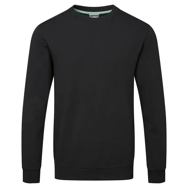 Portwest Black Organic Cotton Recyclable Sweatshirt Size XL - BA180-XL