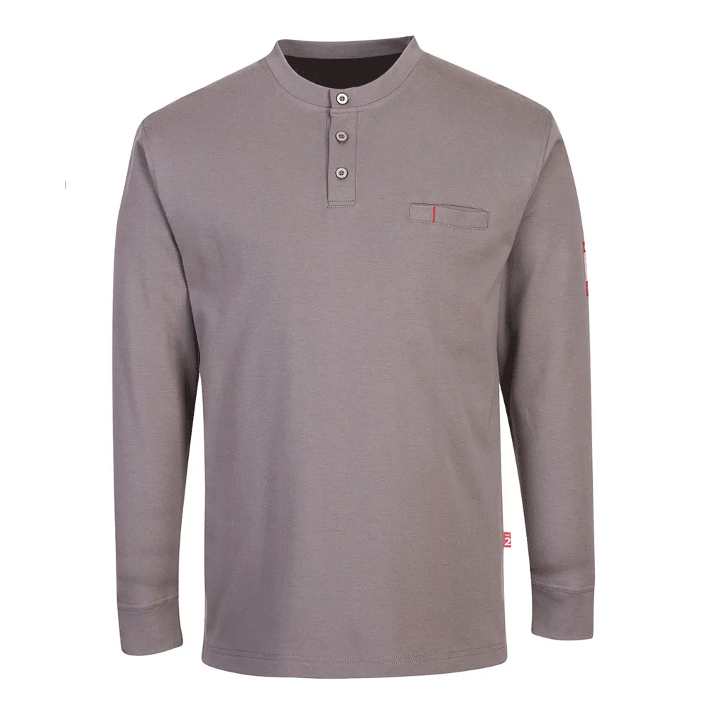 Portwest FR32 Flame Retardant Anti-Static Henley Shirt