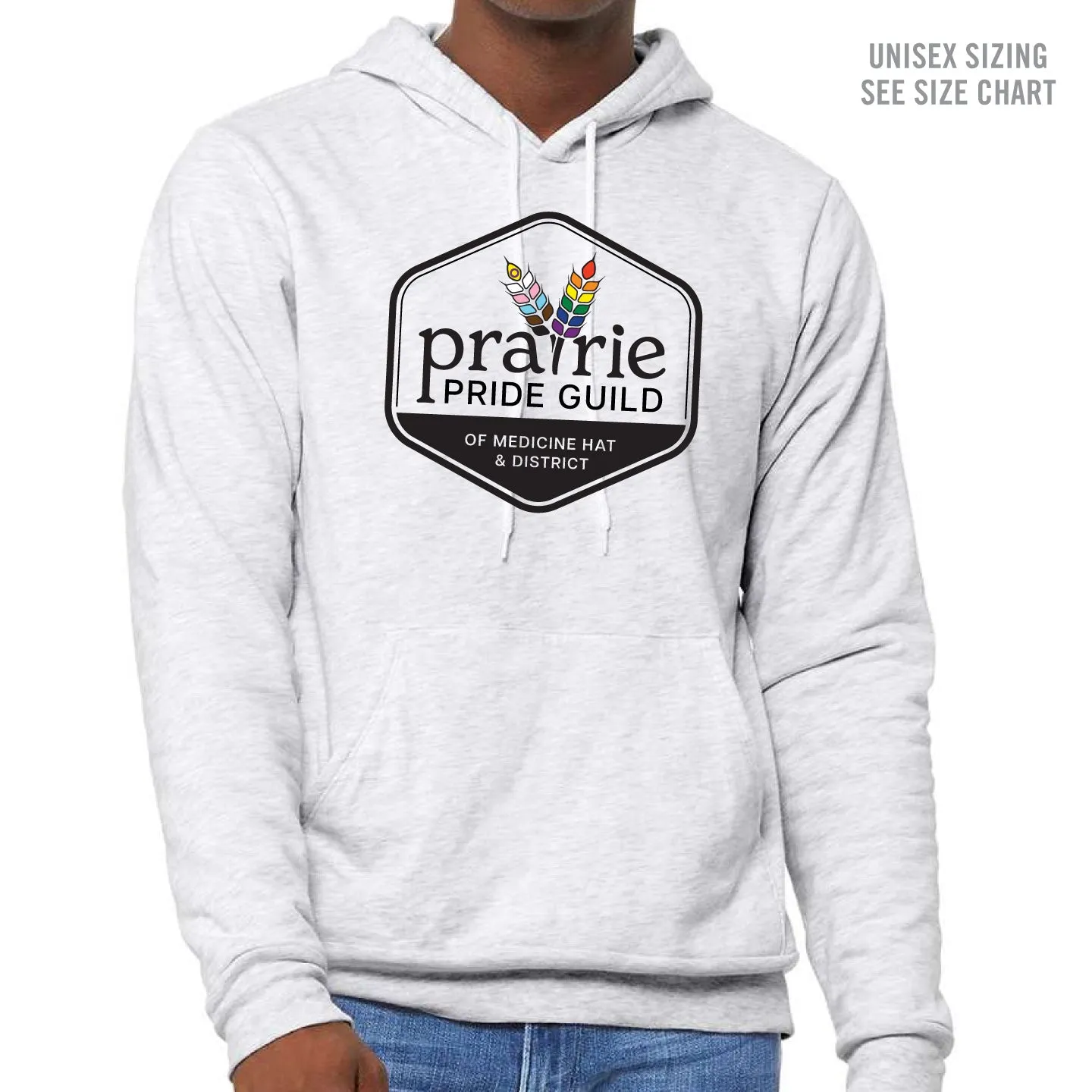 Prairie Pride Guild Light Logo Premium Unisex Hoodie (PPGT004-3719)