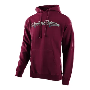 Pullover Hoodie Signature Maroon