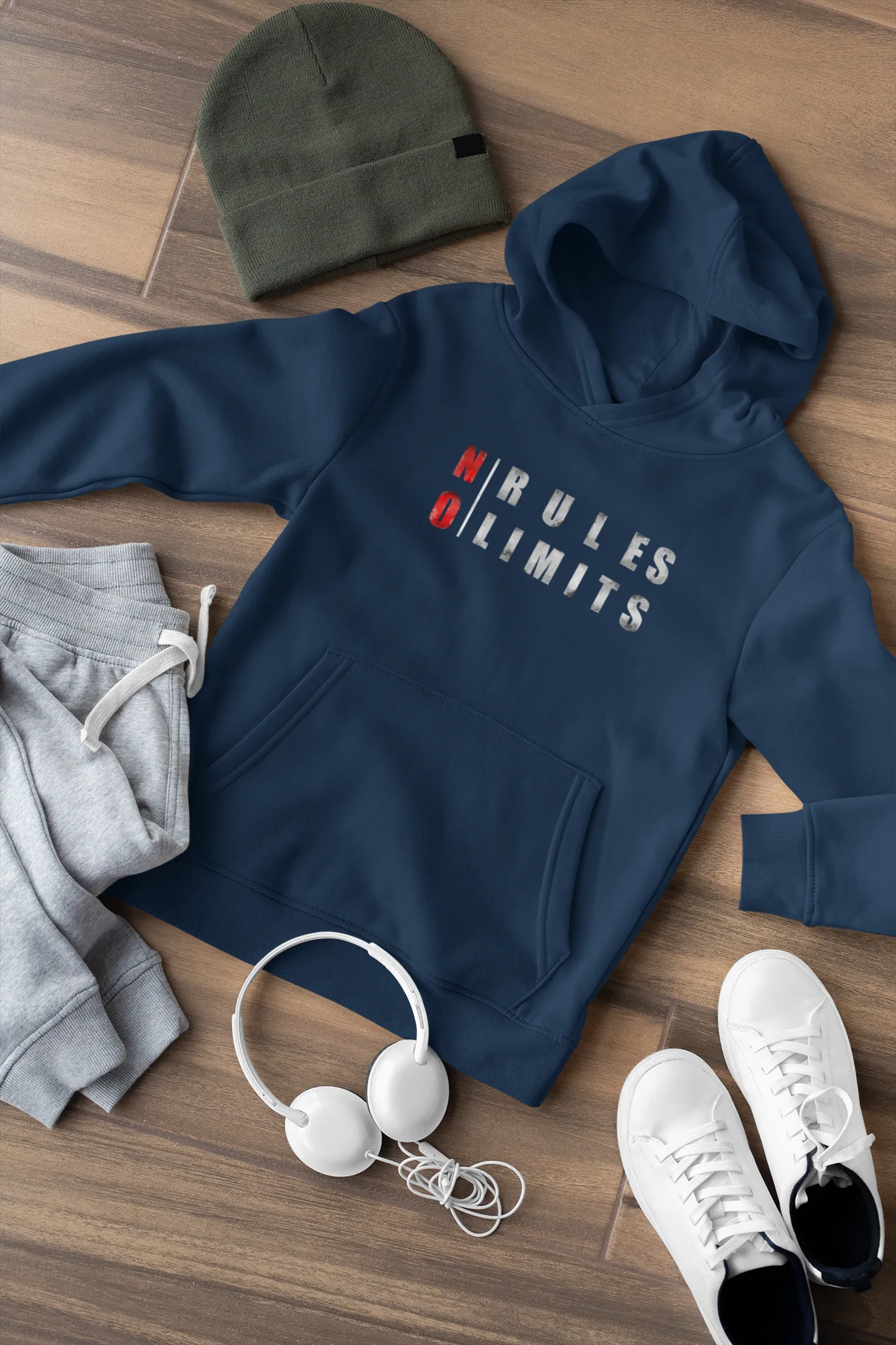 " NO RULES, NO LIMIT " - WINTER HOODIES