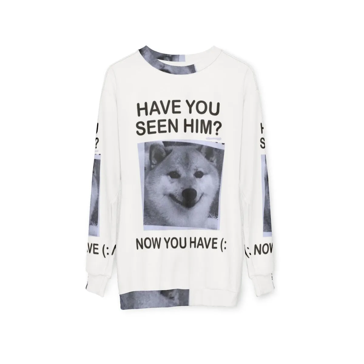 "Have You Seen Him?" Shiba Inu Sweatshirt | Inspiring Dog Apparel