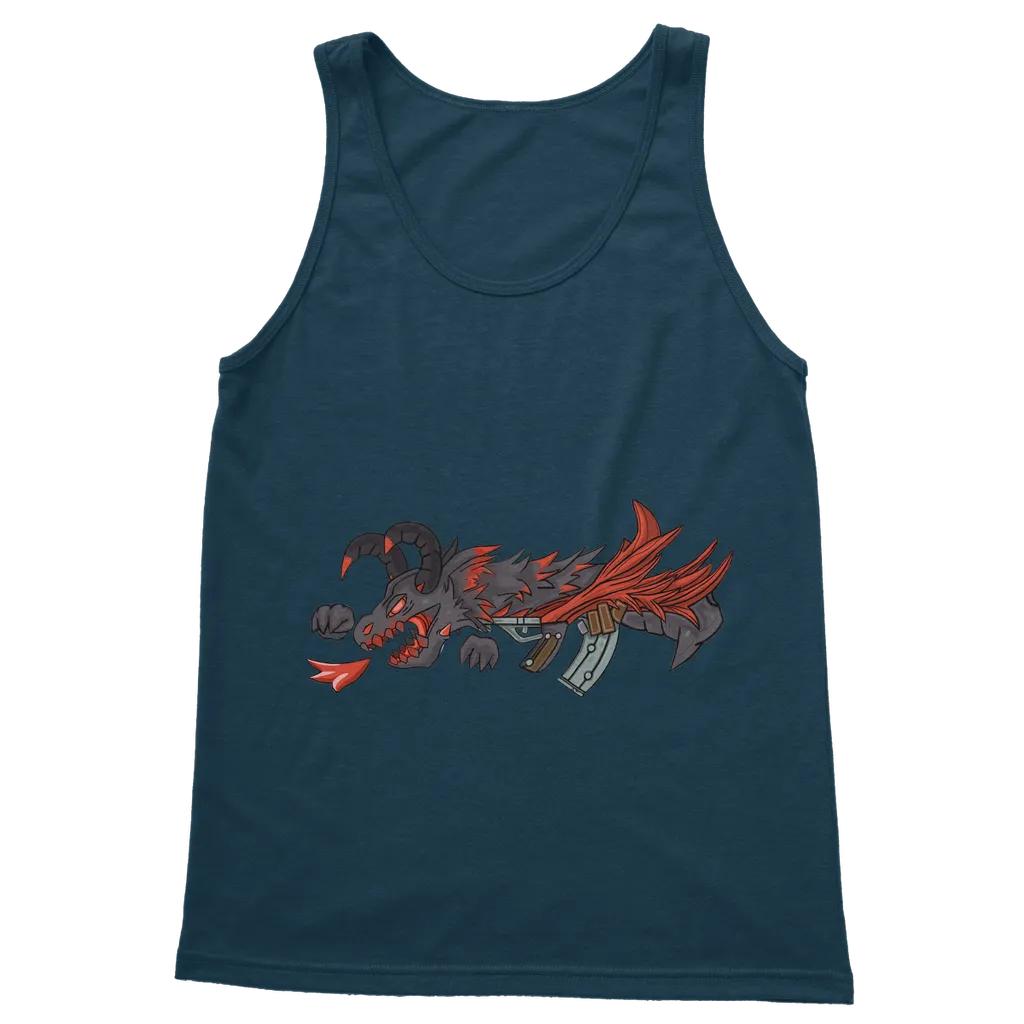 Red Dragon Gun Classic Adult Vest Top