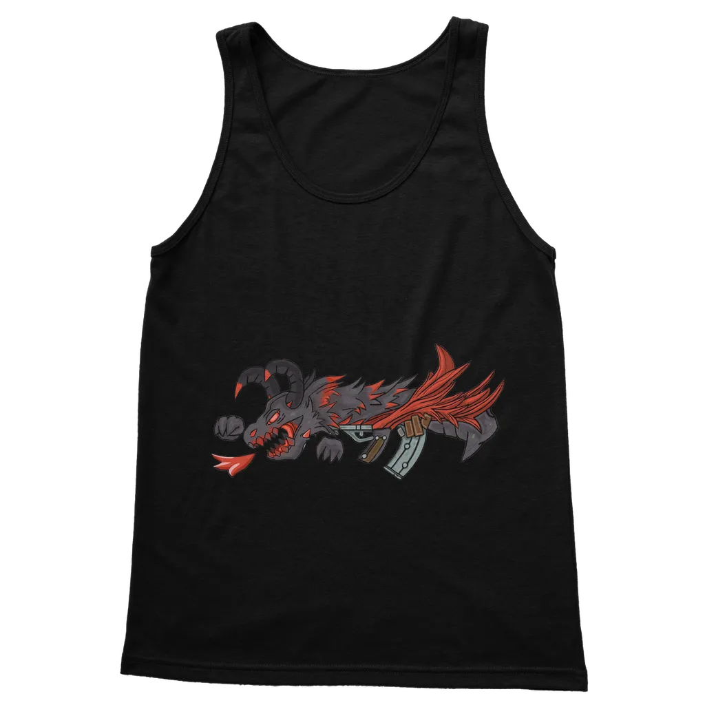 Red Dragon Gun Classic Adult Vest Top